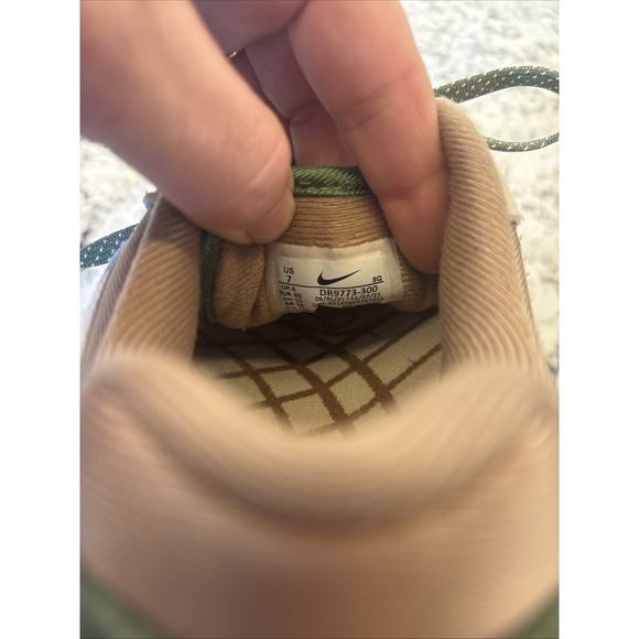 Size 7 Nike Air Max 1 NH  DR9773-300 TreeLine Skunk Men's Sneakers - Picture 14 of 16